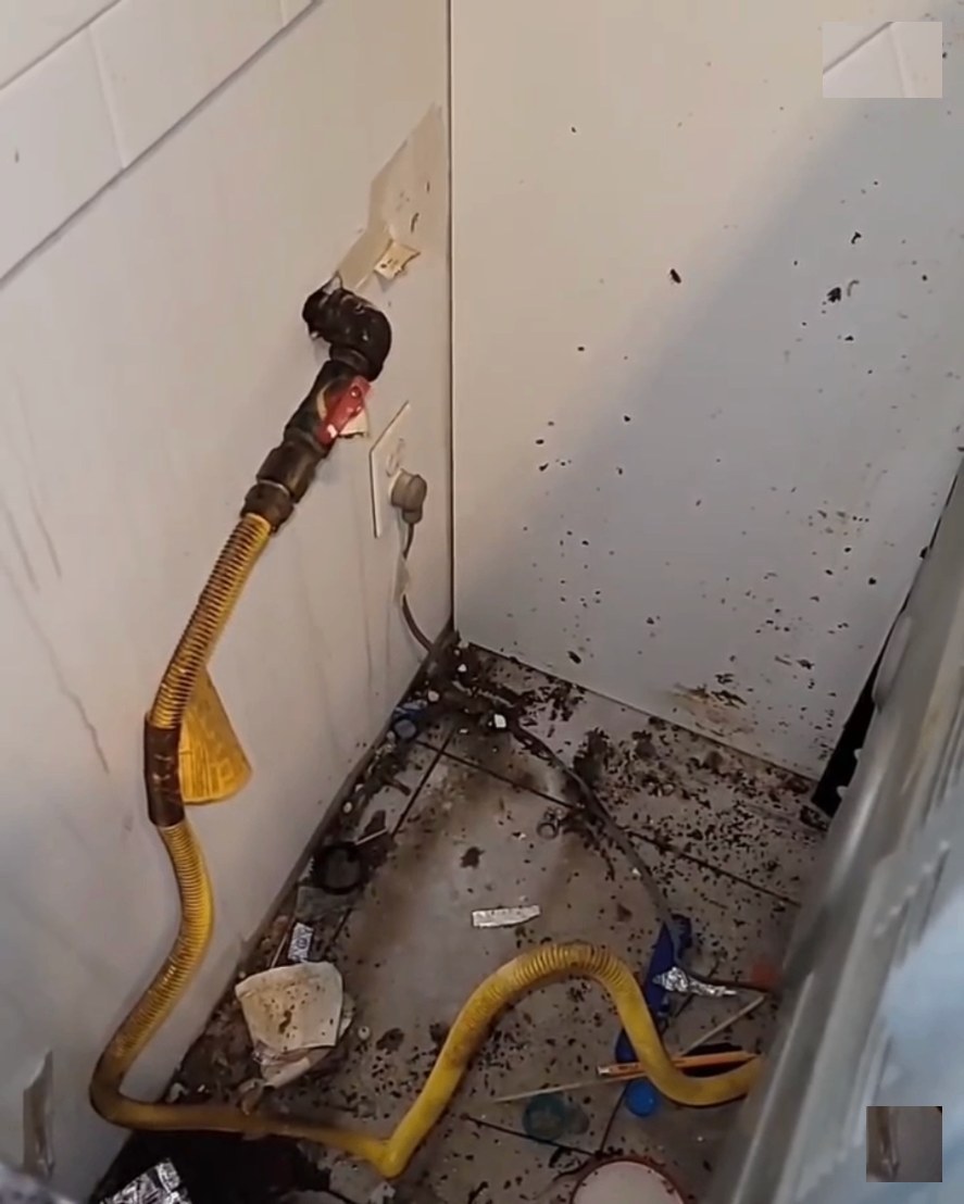 Post-repair cleanup , before